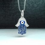 مدال نقره چشم نظر زیبا