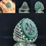 انگشتر عقیق سبز اصل