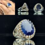 انگشتر یاقوت کبود آفریقایی اصل