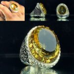 انگشتر سیترین طلایی اصل