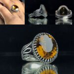 انگشتر زولتانایت هفت رنگ