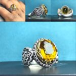 انگشتر زولتانایت هفت رنگ