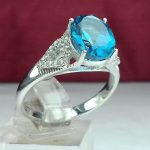 انگشتر توپاز سویسی اصل