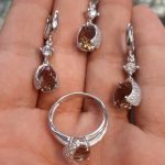 نیم ست الکساندریت 7 رنگ