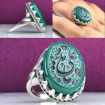 انگشتر عقیق سبز