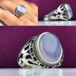 انگشتر عقیق کبود اصل