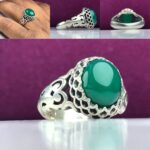 انگشتر عقیق سبز