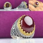 انگشتر گارنت قرمز اصل