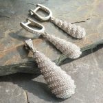 ست گوشواره و آویز جواهری تمام نگین