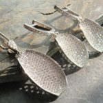 ست آویز و گوشواره تمام نگین