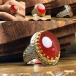 انگشتر عقیق یمنی اصل زیبا