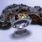 انگشتر نقره حلقه جواهری سنگ اصل