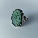 انگشتر عقیق سبز