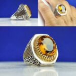 انگشتر زولتانایت هفت رنگ