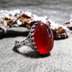 انگشتر عقیق سرخ خراسانی درجه یک