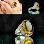 انگشتر زولتانایت سه رنگ