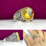 انگشتر زولتانایت هفت رنگ