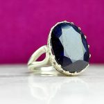 انگشتر یاقوت کبود اصل درشت