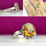 انگشتر زولتانایت هفت رنگ