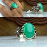 انگشتر عقیق سبز