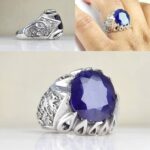 انگشتر یاقوت کبود اصل