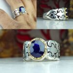 انگشتر یاقوت کبود اصل