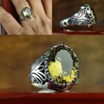 انگشتر کوارتز لیمویی اصل