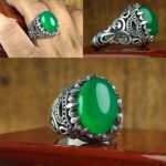 انگشتر عقیق سبز خراسان اصل