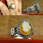 انگشتر یاقوت زرد اصل