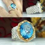 انگشتر توپاز اصل