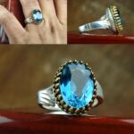 انگشتر توپاز لندن اصل