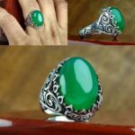 انگشتر عقیق سبز خراسانی اصل