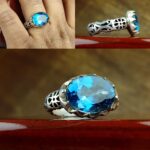 انگشتر توپاز لندن اصل