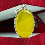 مدال عقیق زرد شرف الشمس اصل