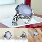 انگشتر عقیق یمنی کبود اصل