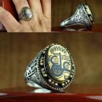 انگشتر حدید طلایی اصل