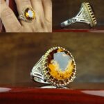 انگشتر زولتانایت هفت رنگ اصل