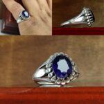 انگشتر یاقوت کبود اصل