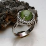 انگشترجواهری زبرجد اصل