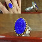 انگشتر لاجورد طبیعی اصل