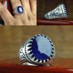 انگشتر یاقوت کبود اصل