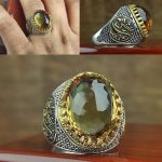 انگشتر زولتانایت سه رنگ اصل