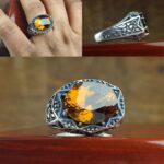 انگشتر زولتانایت هفت رنگ اصل