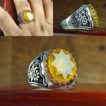 انگشتر یاقوت زرد اصل