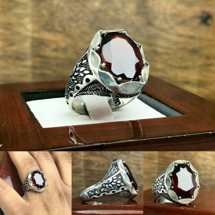 انگشتر گارنت اصل