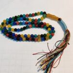 تسبیح عقیق چندرنگ اصل