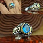 انگشتر توپاز لندن اصل