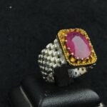 انگشتر یاقوت قرمز اصل