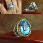 انگشتر توپاز سوئیسی اصل