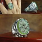 انگشتر عقیق سبزاصل